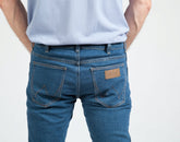 Wrangler Larston Męskie Spodnie Jeansowe Farewell W18SX5R22 112319140